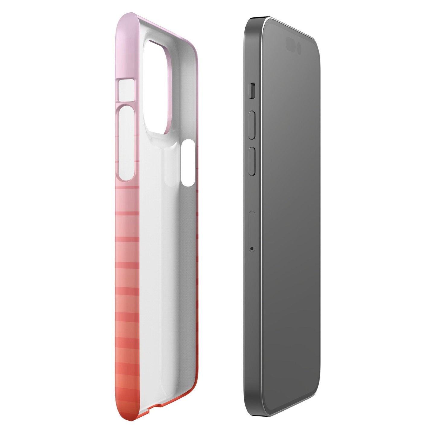 Premium Pastel Orange to Pink Gradient Design | Aesthetic Phone Case | iPhone 15 Pro Max | Phone Case | Tough Case - Raiden Gate Design