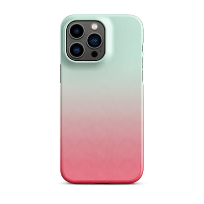 Premium Pink Green Pastel Gradient | Aesthetic Phone Case | iPhone 15 Pro Max | Phone Case | Tough Case - Raiden Gate Design