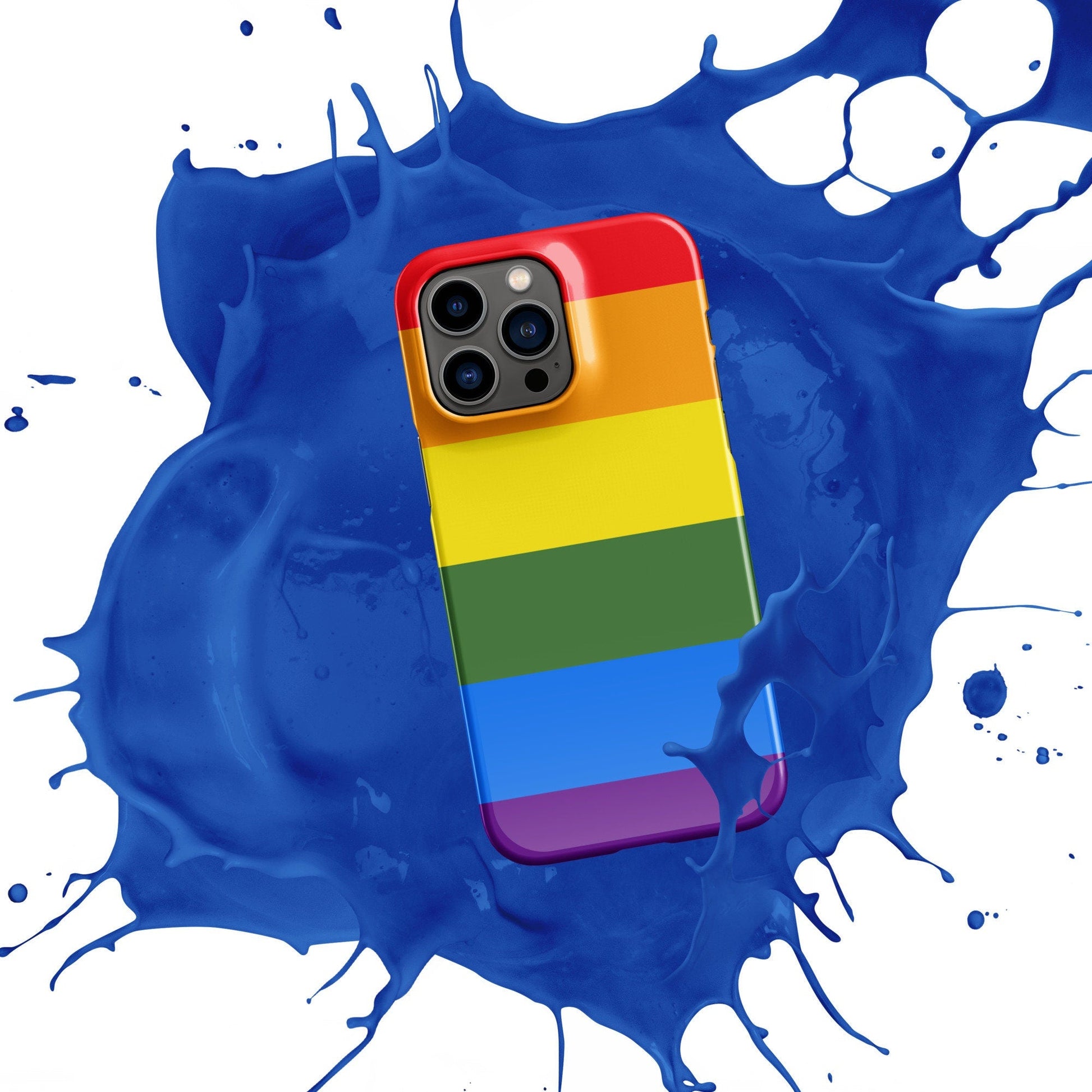 Premium Pride Flag LGBTQ | Aesthetic Phone Case | iPhone 15 Pro Max | Phone Case | Tough Case - Raiden Gate Design