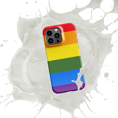 Premium Pride Flag LGBTQ | Aesthetic Phone Case | iPhone 15 Pro Max | Phone Case | Tough Case - Raiden Gate Design