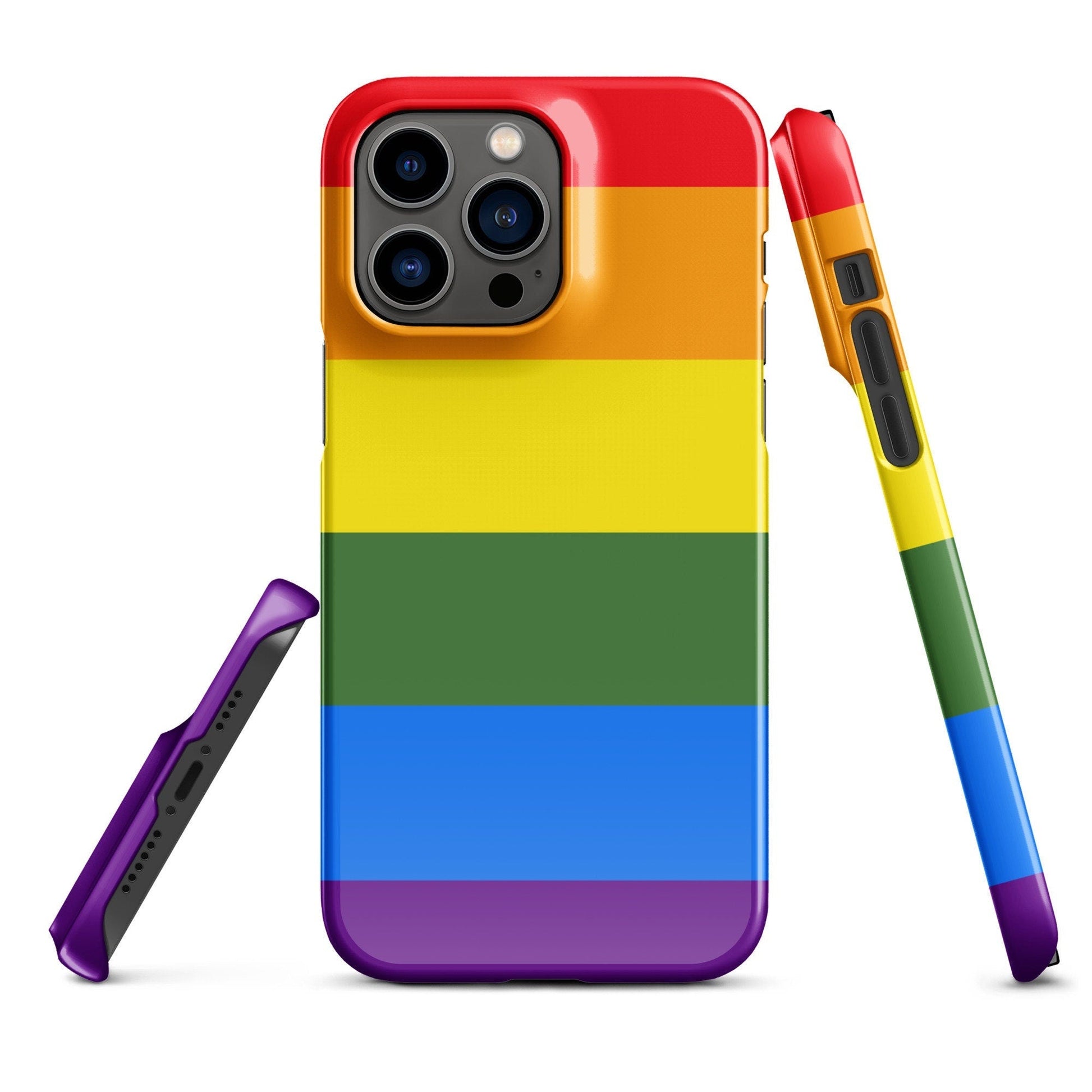 Premium Pride Flag LGBTQ | Aesthetic Phone Case | iPhone 15 Pro Max | Phone Case | Tough Case - Raiden Gate Design