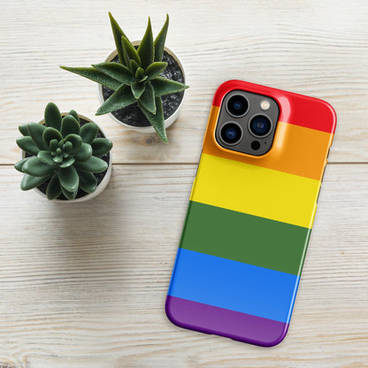 Premium Pride Flag LGBTQ | Aesthetic Phone Case | iPhone 15 Pro Max | Phone Case | Tough Case - Raiden Gate Design