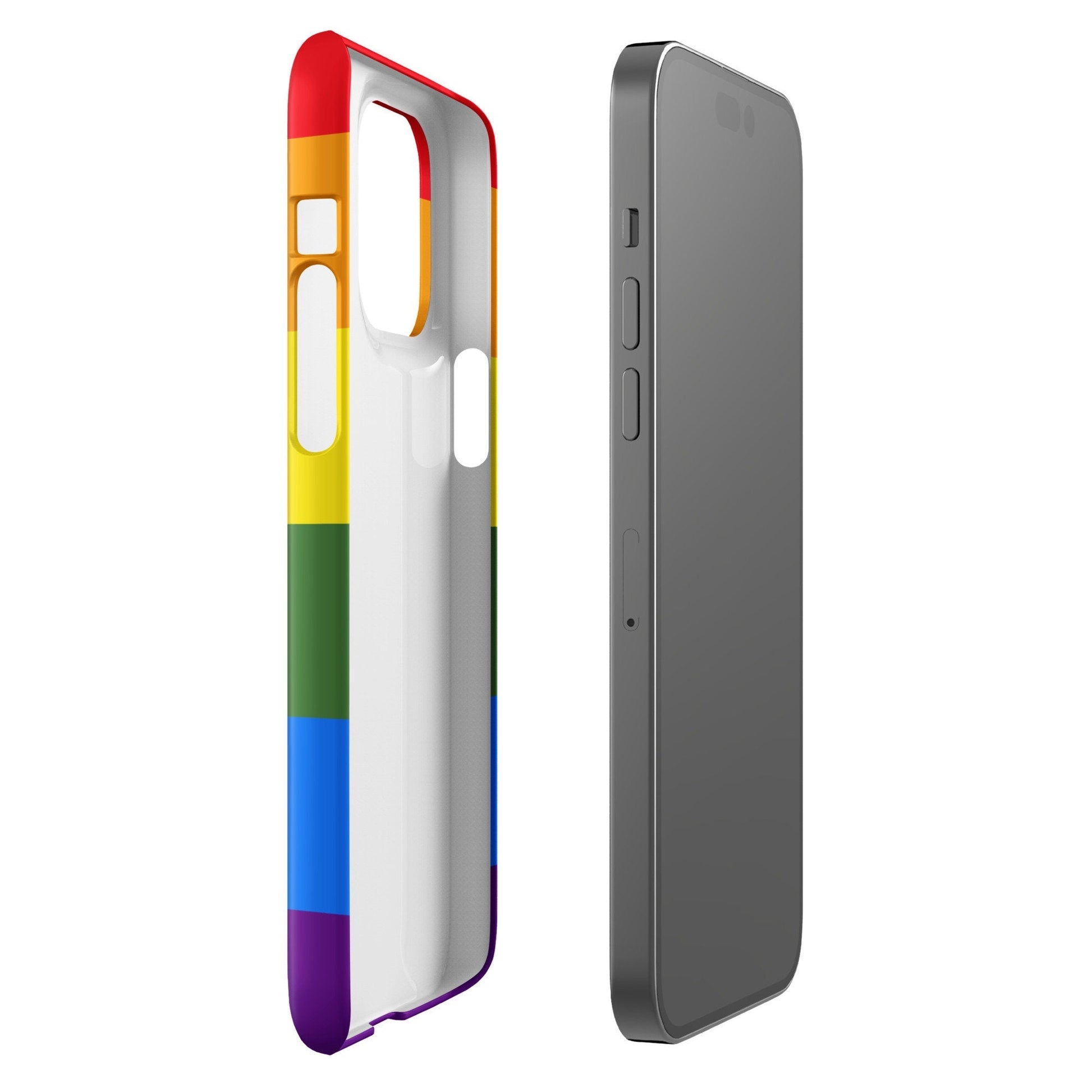 Premium Pride Flag LGBTQ | Aesthetic Phone Case | iPhone 15 Pro Max | Phone Case | Tough Case - Raiden Gate Design