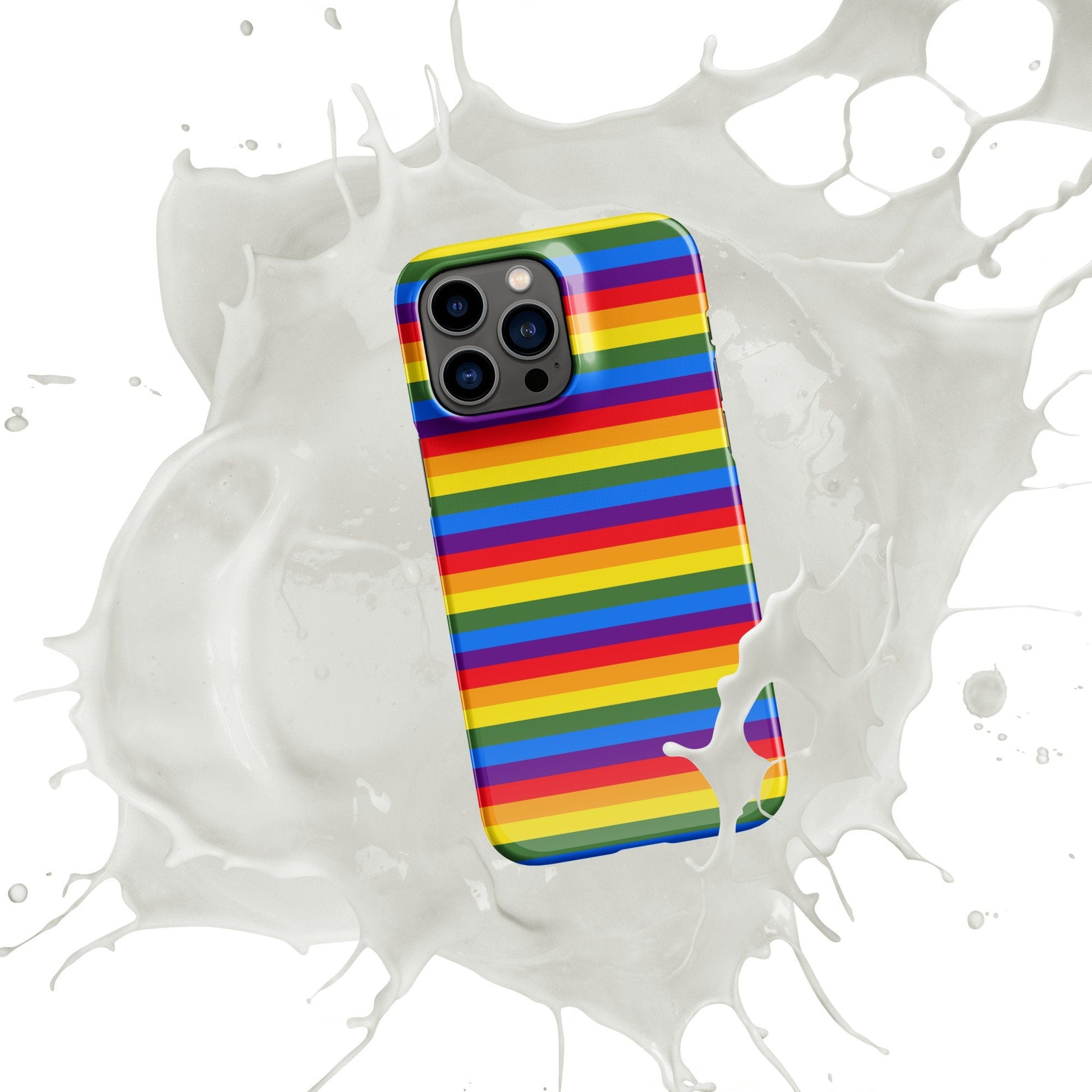 Premium Pride Flag Pattern | Aesthetic Phone Case | iPhone 15 Pro Max | Phone Case | Tough Case - Raiden Gate Design