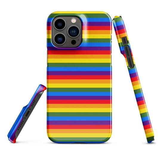 Premium Pride Flag Pattern | Aesthetic Phone Case | iPhone 15 Pro Max | Phone Case | Tough Case - Raiden Gate Design