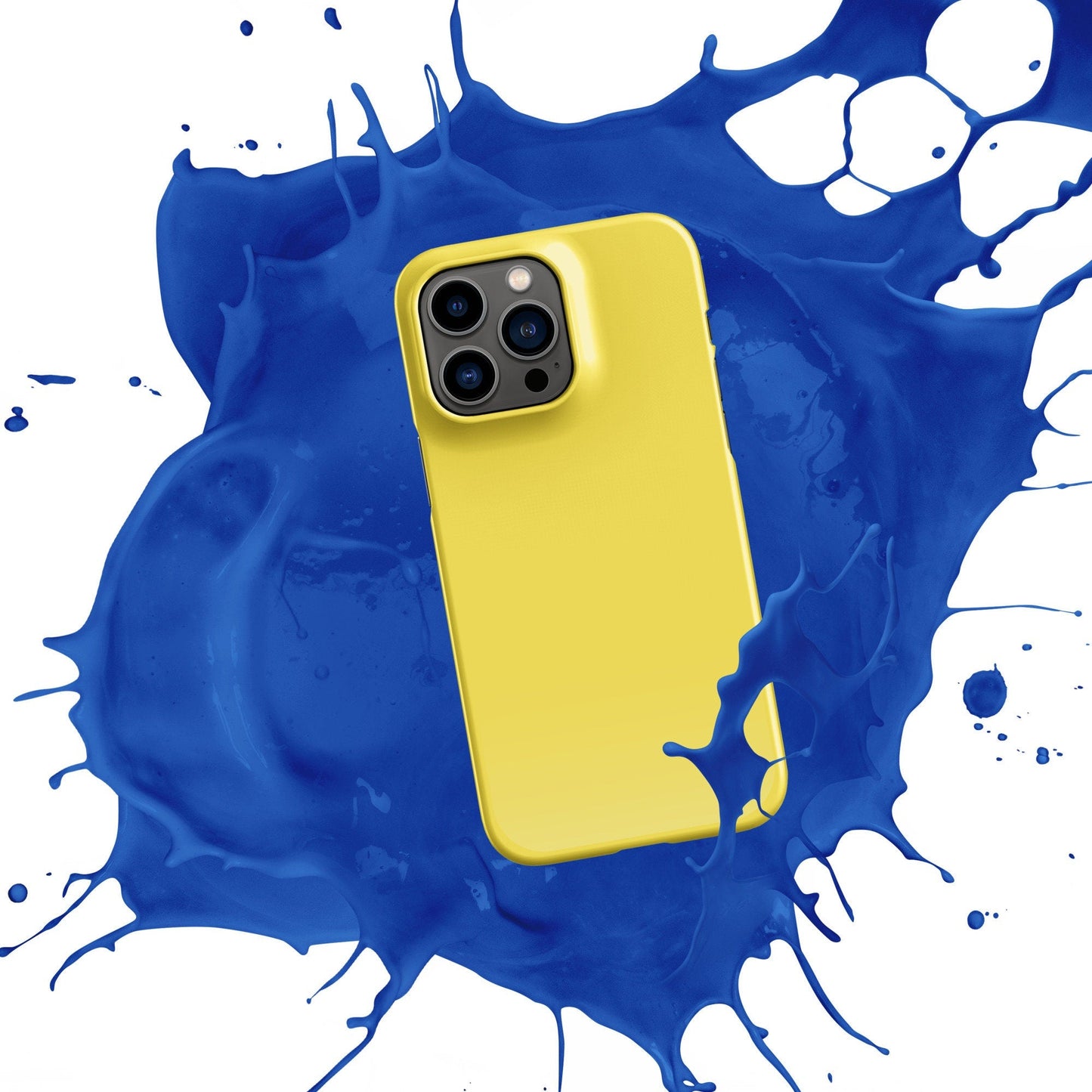 Premium Pure Yellow | Aesthetic Phone Case | iPhone 15 Pro Max | Phone Case | Tough Case - Raiden Gate Design