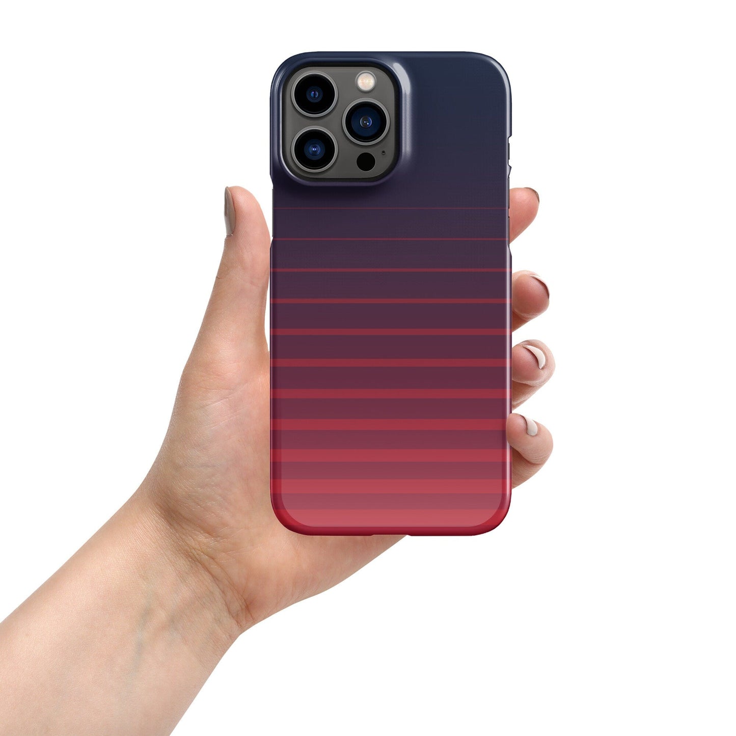 Premium Red to Dark Purple Transition Design | Aesthetic Phone Case | iPhone 15 Pro Max | Phone Case | Tough Case - Raiden Gate Design