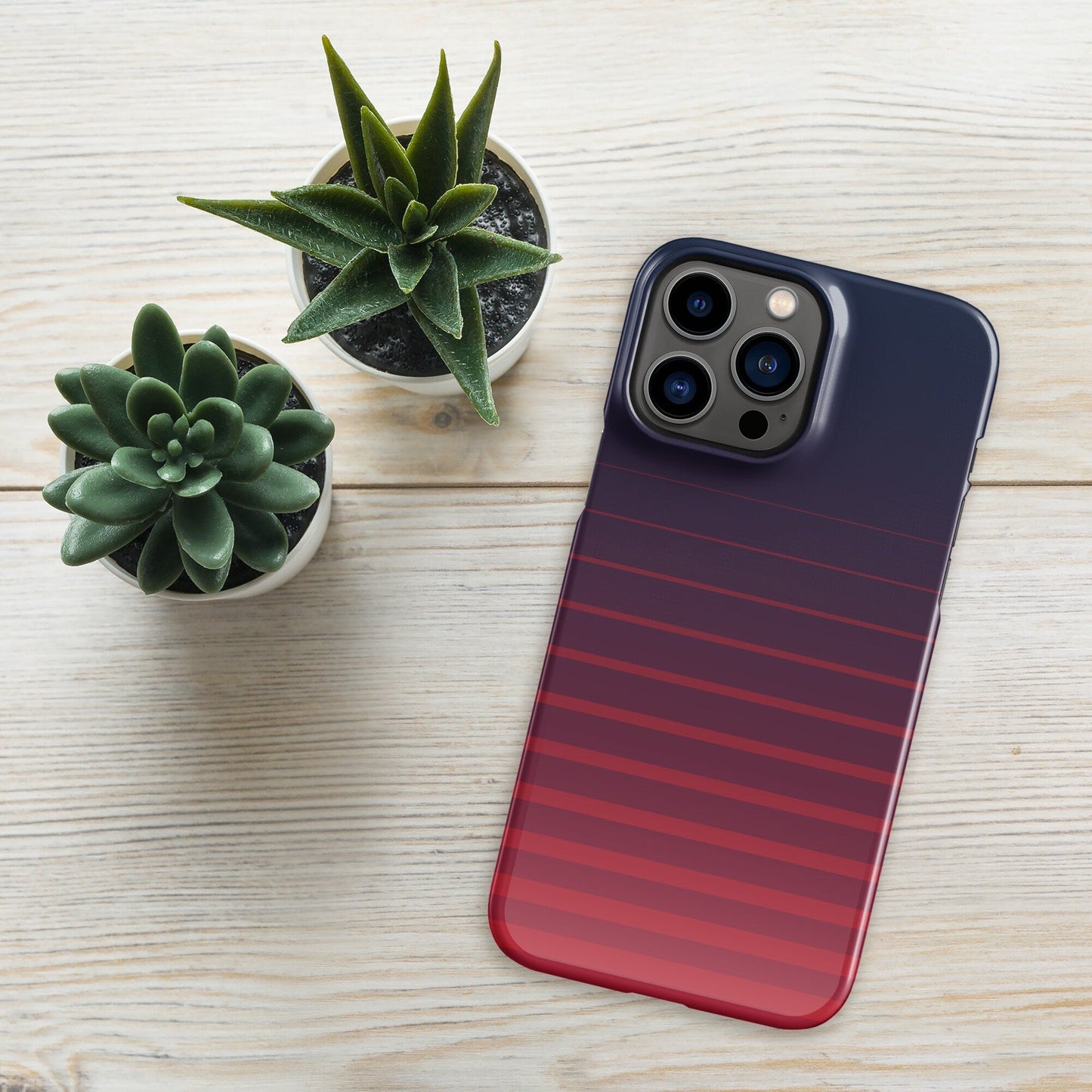 Premium Red to Dark Purple Transition Design | Aesthetic Phone Case | iPhone 15 Pro Max | Phone Case | Tough Case - Raiden Gate Design