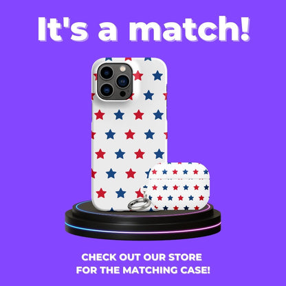 Premium USA Flag Star Pattern | Aesthetic Phone Case | iPhone 15 Pro Max | Phone Case | Tough Case - Raiden Gate Design