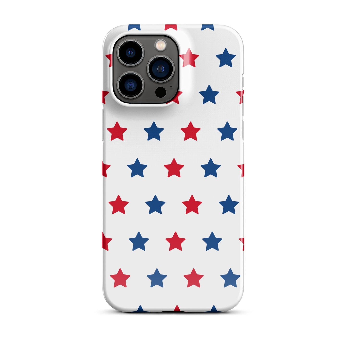 Premium USA Flag Star Pattern | Aesthetic Phone Case | iPhone 15 Pro Max | Phone Case | Tough Case - Raiden Gate Design