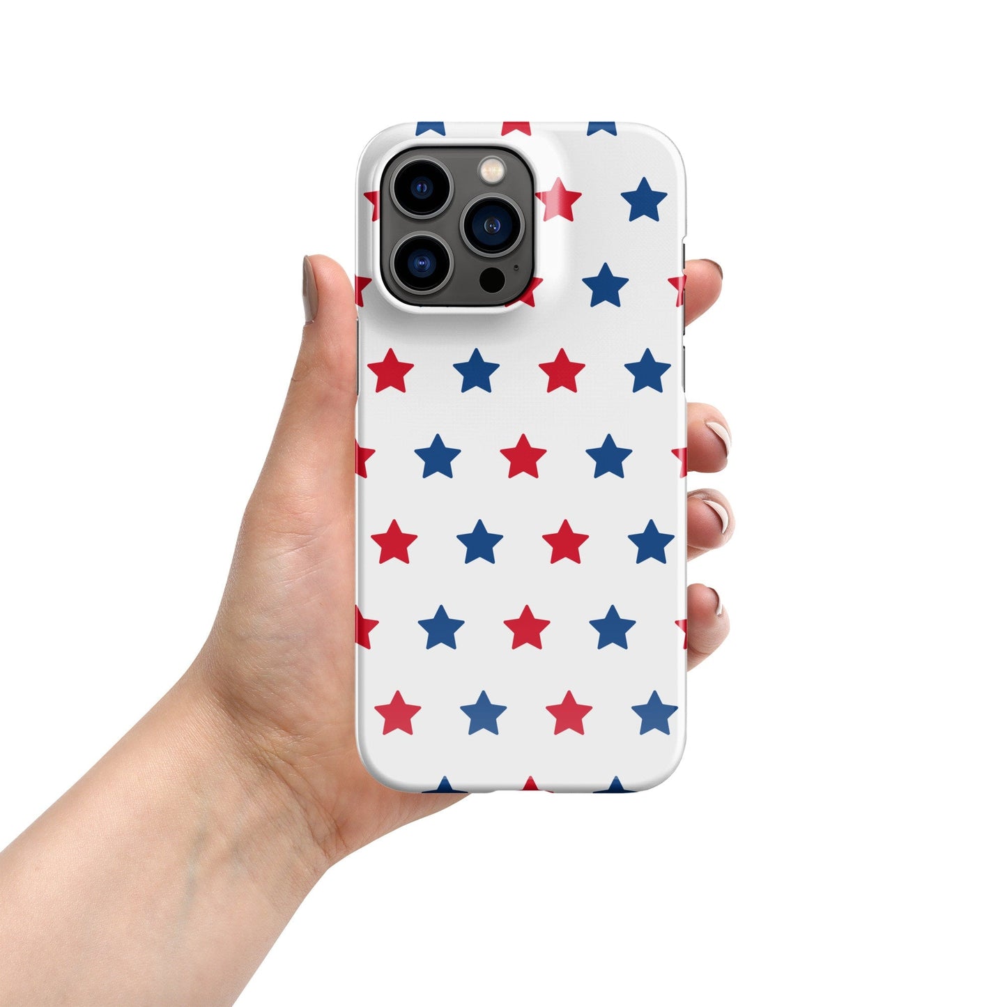 Premium USA Flag Star Pattern | Aesthetic Phone Case | iPhone 15 Pro Max | Phone Case | Tough Case - Raiden Gate Design