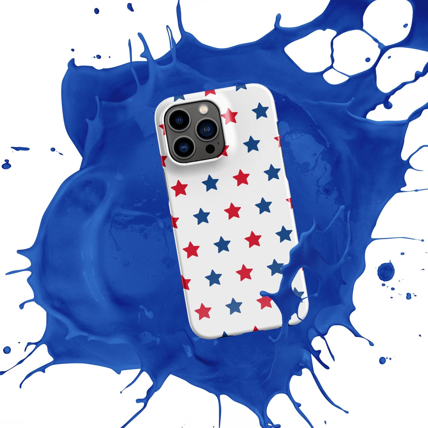 Premium USA Flag Star Pattern | Aesthetic Phone Case | iPhone 15 Pro Max | Phone Case | Tough Case - Raiden Gate Design