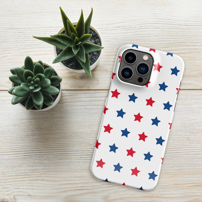 Premium USA Flag Star Pattern | Aesthetic Phone Case | iPhone 15 Pro Max | Phone Case | Tough Case - Raiden Gate Design