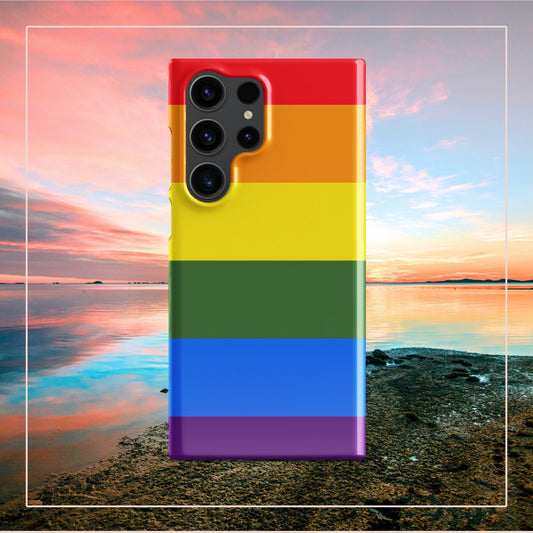 Pride Flag LGBTQ Samsung Galaxy S24 Ultra Case - Rainbow Phone Cover - Raiden Gate Design