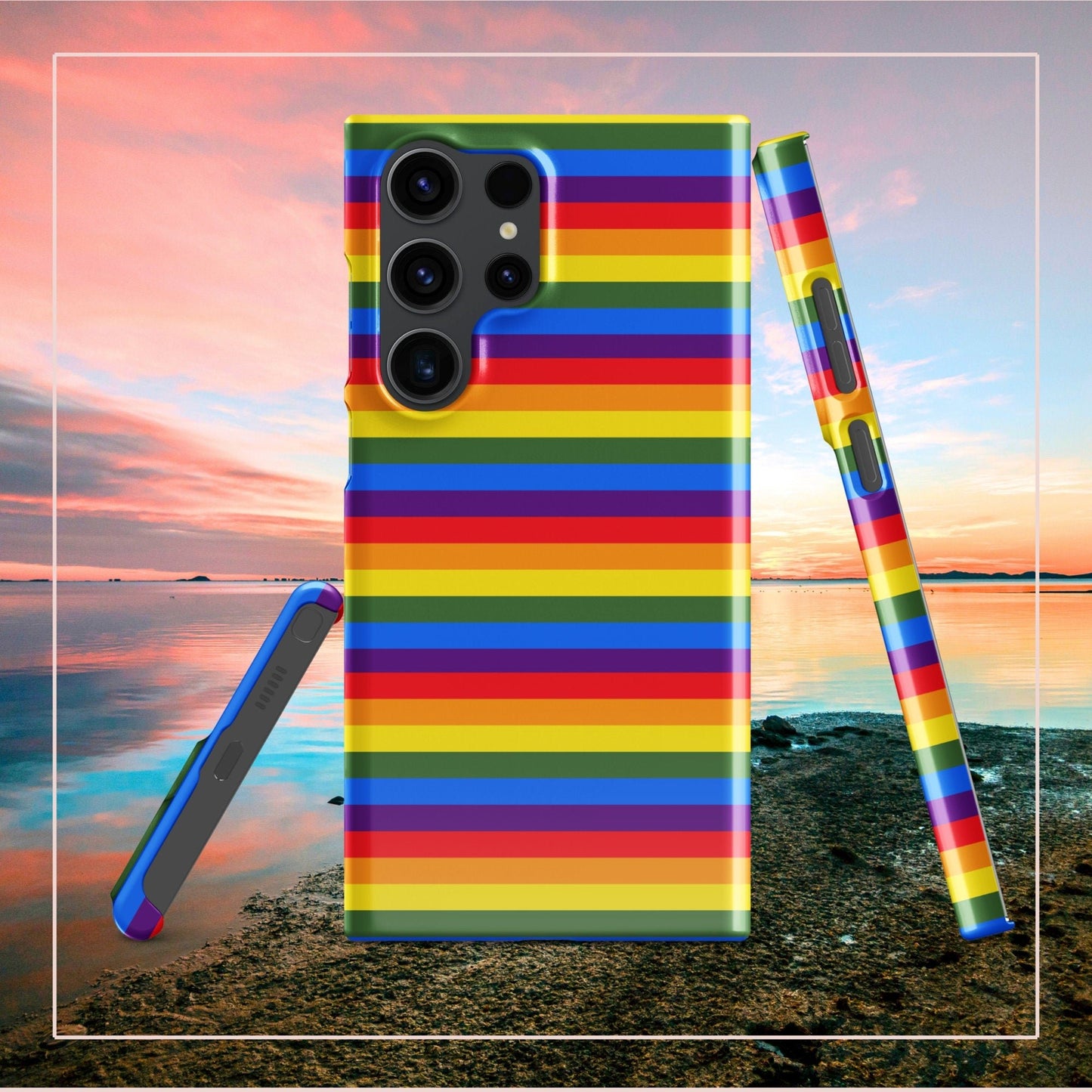 Pride Flag Samsung Galaxy S24 Ultra Case - Multiple Flags LGBTQ Phone Cover - Raiden Gate Design