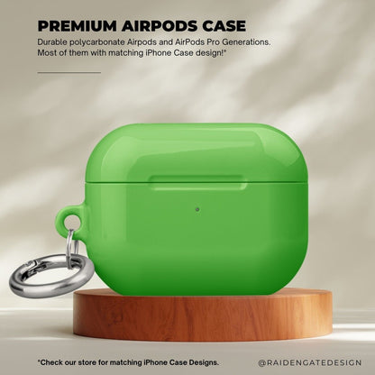 Pure Green Custom AirPods Pro Case | Tough AirPods Case - Raiden Gate Design