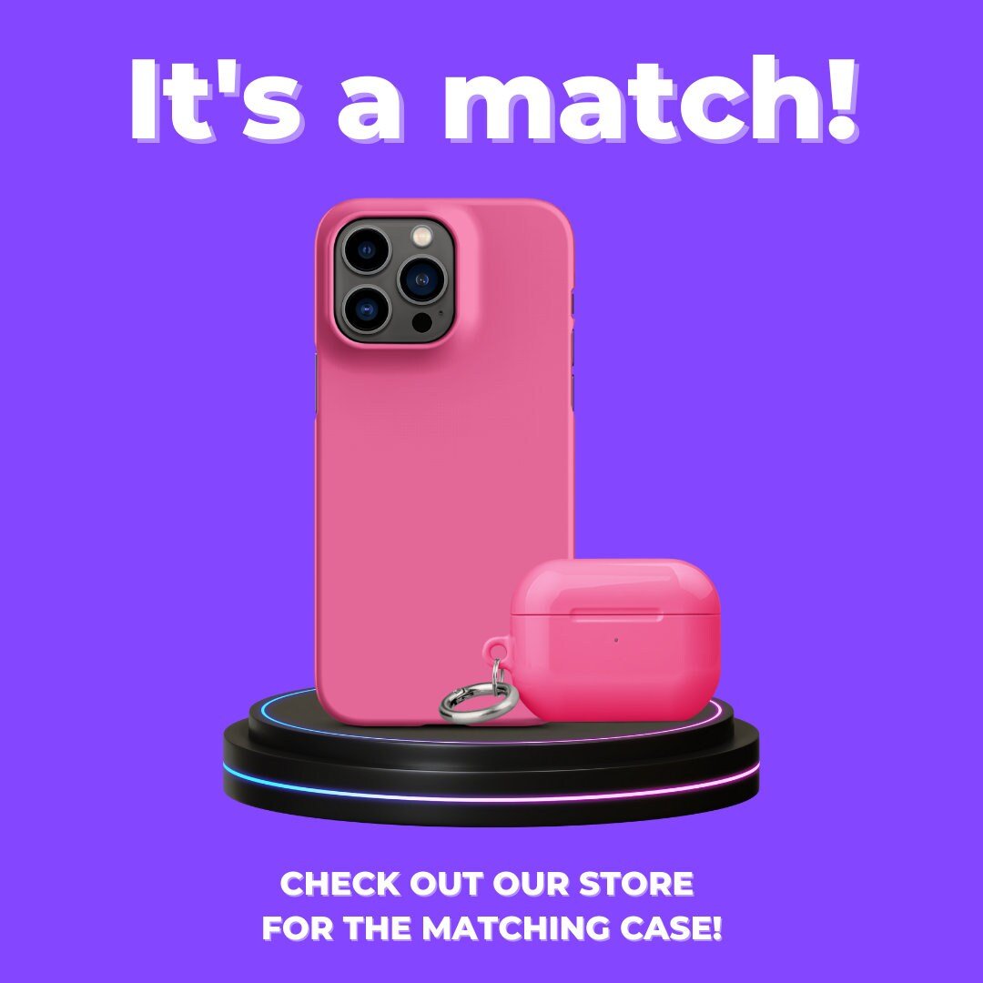 Pure Pink Custom AirPods Pro Case | Tough AirPods Case - Raiden Gate Design