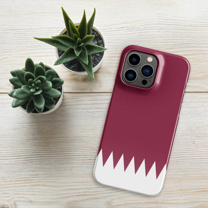 Qatar Flag | Aesthetic Phone Case | iPhone 15 Pro Max | Patriotic Phone Case | Tough Case - Raiden Gate Design