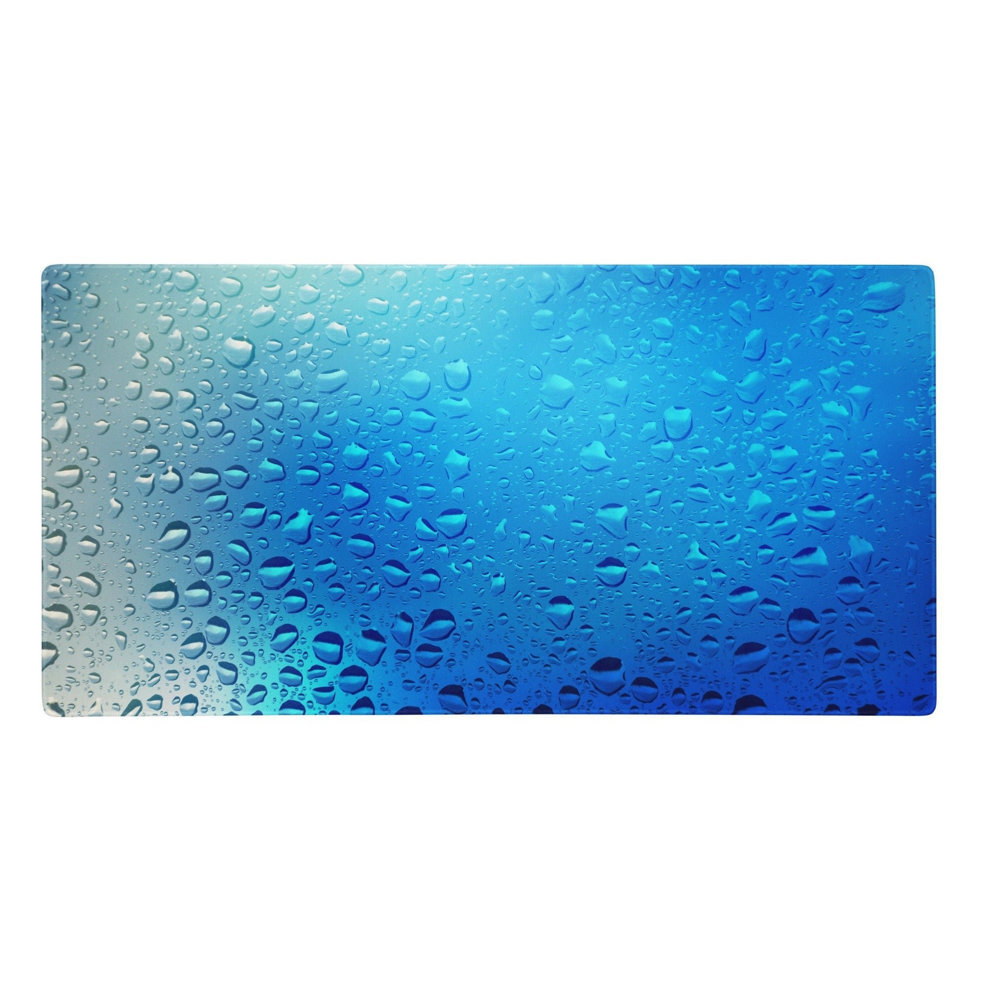 Rain Drops Gaming Mousepad | Desk Mat | Gamer Gift | Desk Accessories | Large Mouse Pad - Raiden Gate Design