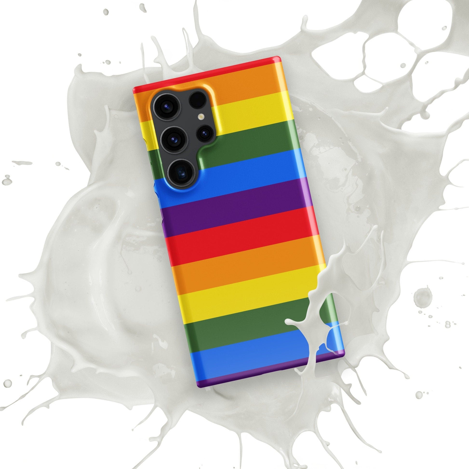 Rainbow Samsung Galaxy S24 Ultra Case - Colorful Phone Cover - Raiden Gate Design