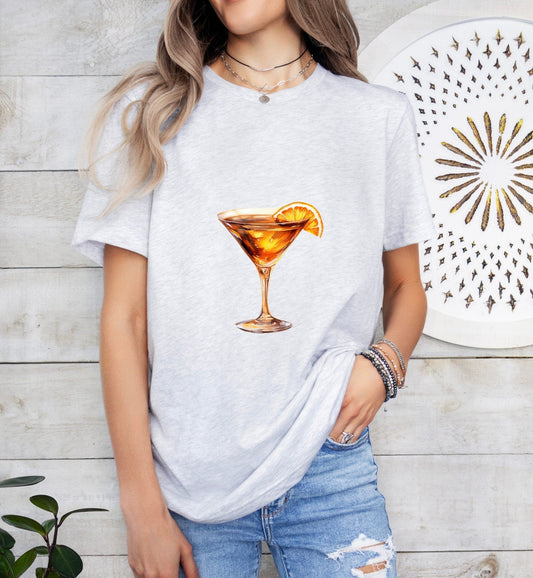 Revolver Cocktail Groom or Bride Cocktail Bar Shirt - Minimalist Aesthetic T-Shirt for Bachelor or Hen Party - Fun and Chic Design - Raiden Gate Design