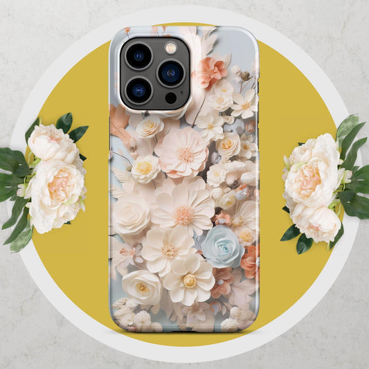 Rococo Plant Phone Case | Botanical Phone Case | Aesthetic Phone Case | Floral Phone Case | Tough Case - Raiden Gate Design