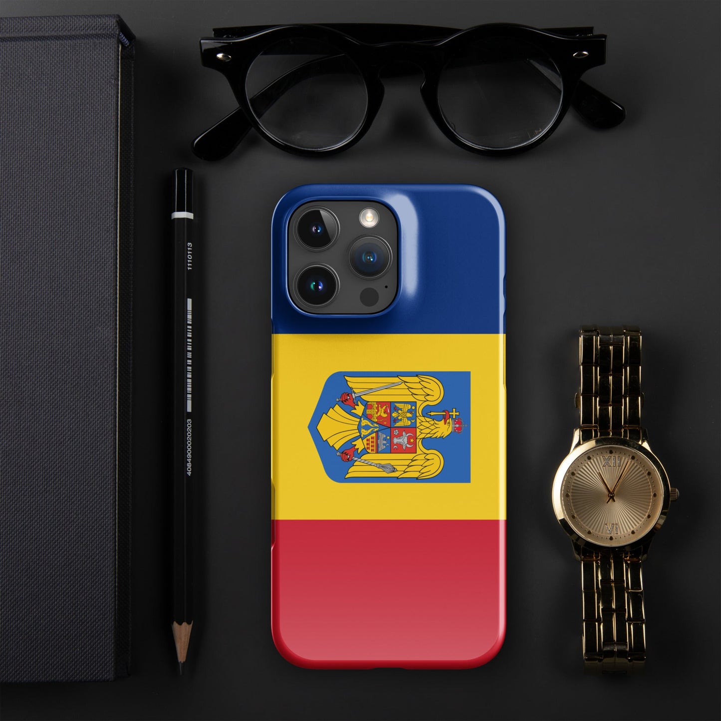 Romania Flag | Aesthetic Phone Case | Cute Phone Case | Patriotic Phone Case | iPhone 16 Pro Max | Tough Case - iPhone Case - Raiden Gate Design