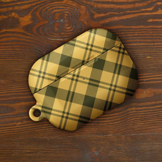 Scottish Yellow Kilt Pattern Custom AirPods Pro Case | Tough AirPods Case - Raiden Gate Design