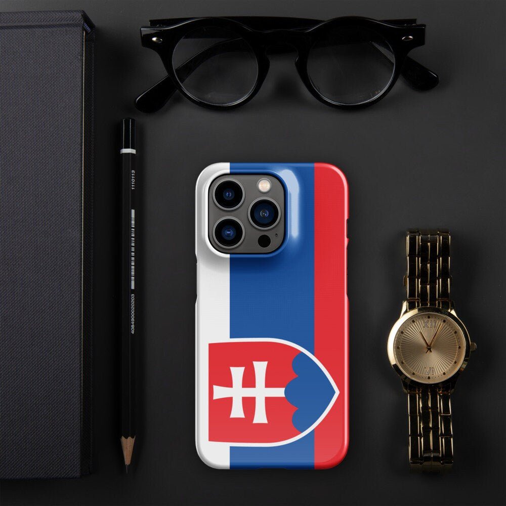 Slovakia Flag | Aesthetic Phone Case | iPhone 15 Pro Max | Patriotic Phone Case | Tough Case - Raiden Gate Design