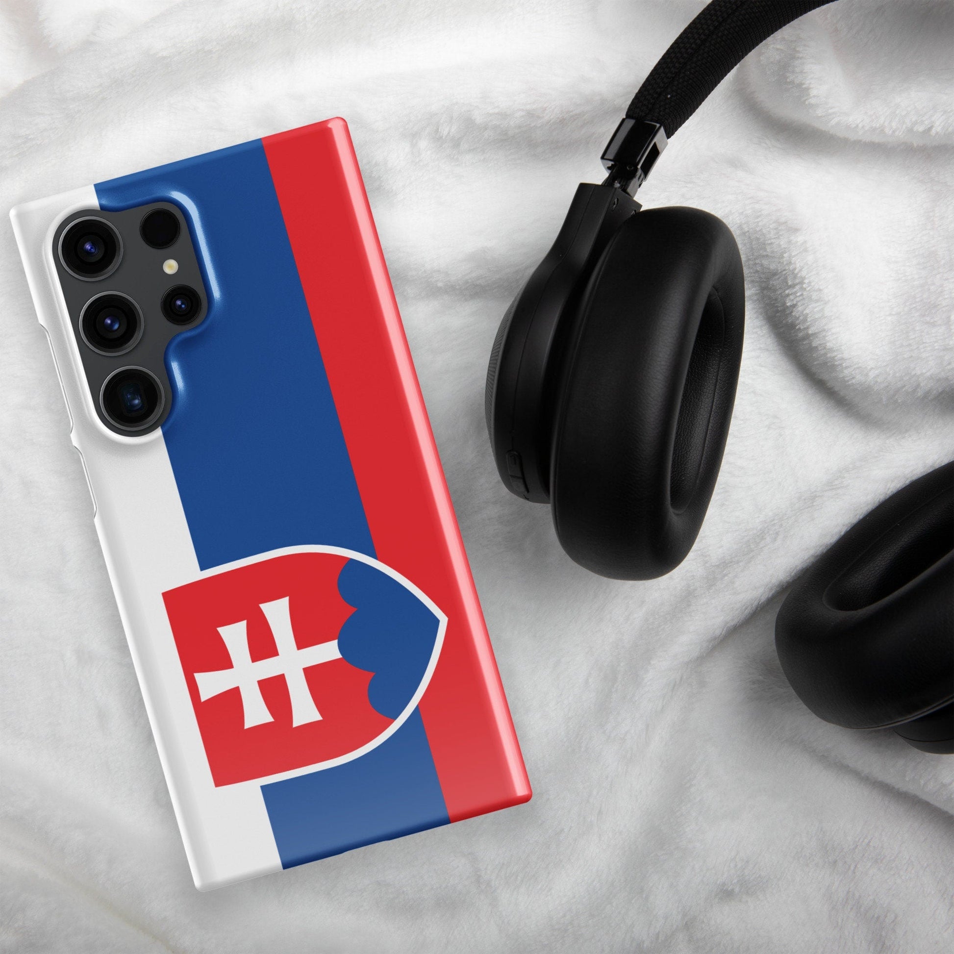 Slovakia Slovensko Flag Patriotic Eye - catching Commemorative Stylish Protective Nostalgic Proud Durable Phone Case Samsung Phone Case - Raiden Gate Design