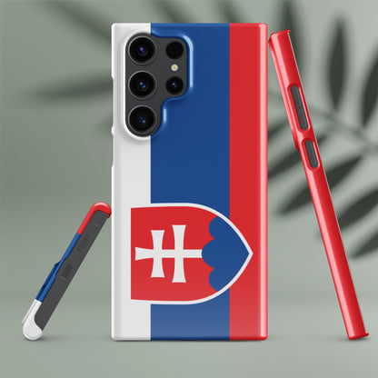 Slovakia Slovensko Flag Patriotic Eye - catching Commemorative Stylish Protective Nostalgic Proud Durable Phone Case Samsung Phone Case - Raiden Gate Design