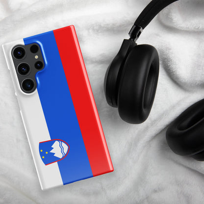 Slovenia Flag Samsung Galaxy Phone Case for Samsung S24 and Samsung S23 for Patriots - Raiden Gate Design