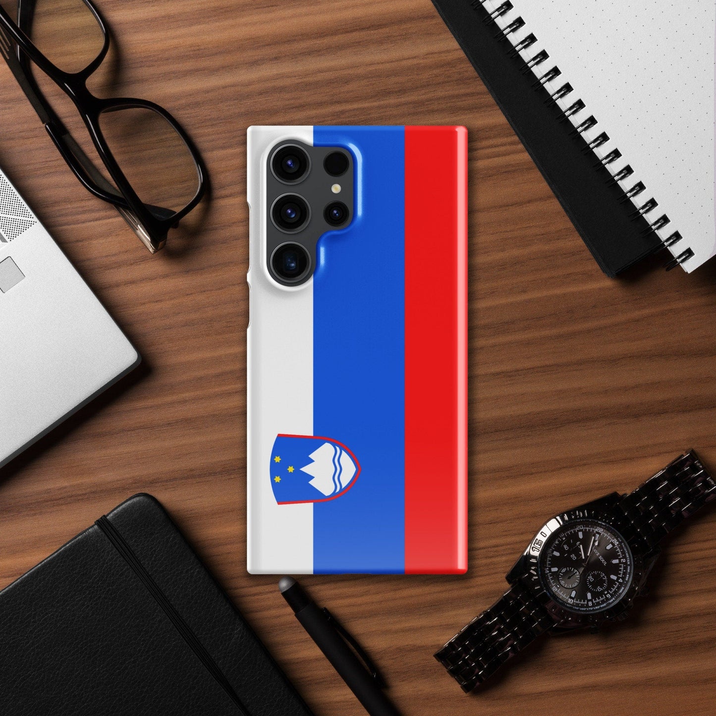 Slovenia Flag Samsung Galaxy Phone Case for Samsung S24 and Samsung S23 for Patriots - Raiden Gate Design