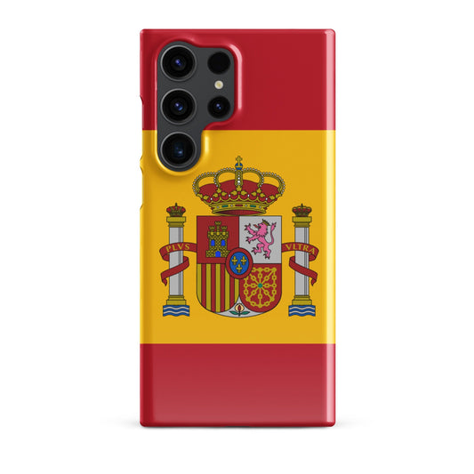 Spain Flag Samsung Galaxy Phone Case for Samsung S24 and Samsung S23 for Patriots - Raiden Gate Design