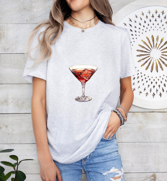 Suburban Standard Cocktail Groom or Bride Cocktail Bar Shirt - Minimalist Aesthetic T-Shirt for Bachelor or Hen Party - Fun and Chic Design - Raiden Gate Design