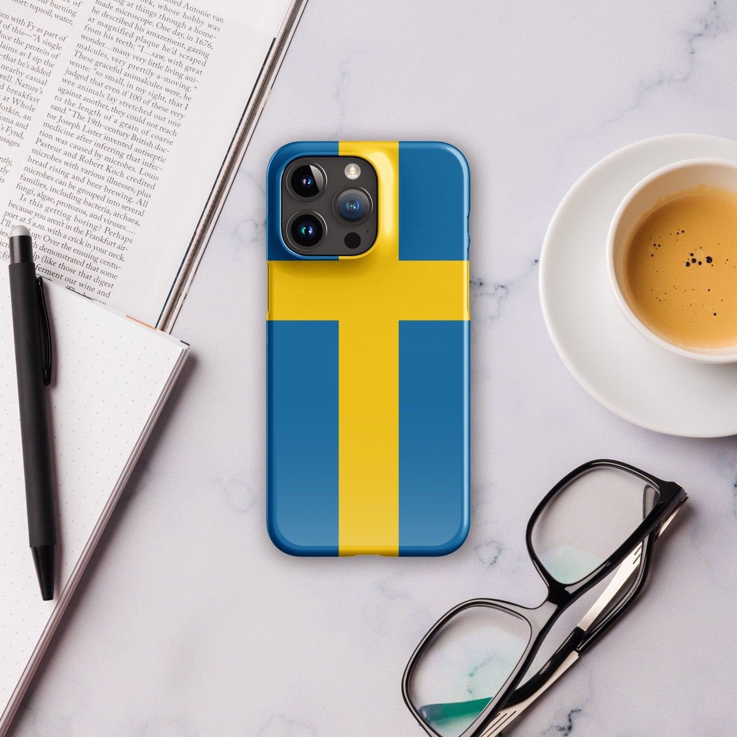 Sweden Flag | Aesthetic Phone Case | iPhone 15 Pro Max | Patriotic Phone Case | Tough Case - Raiden Gate Design