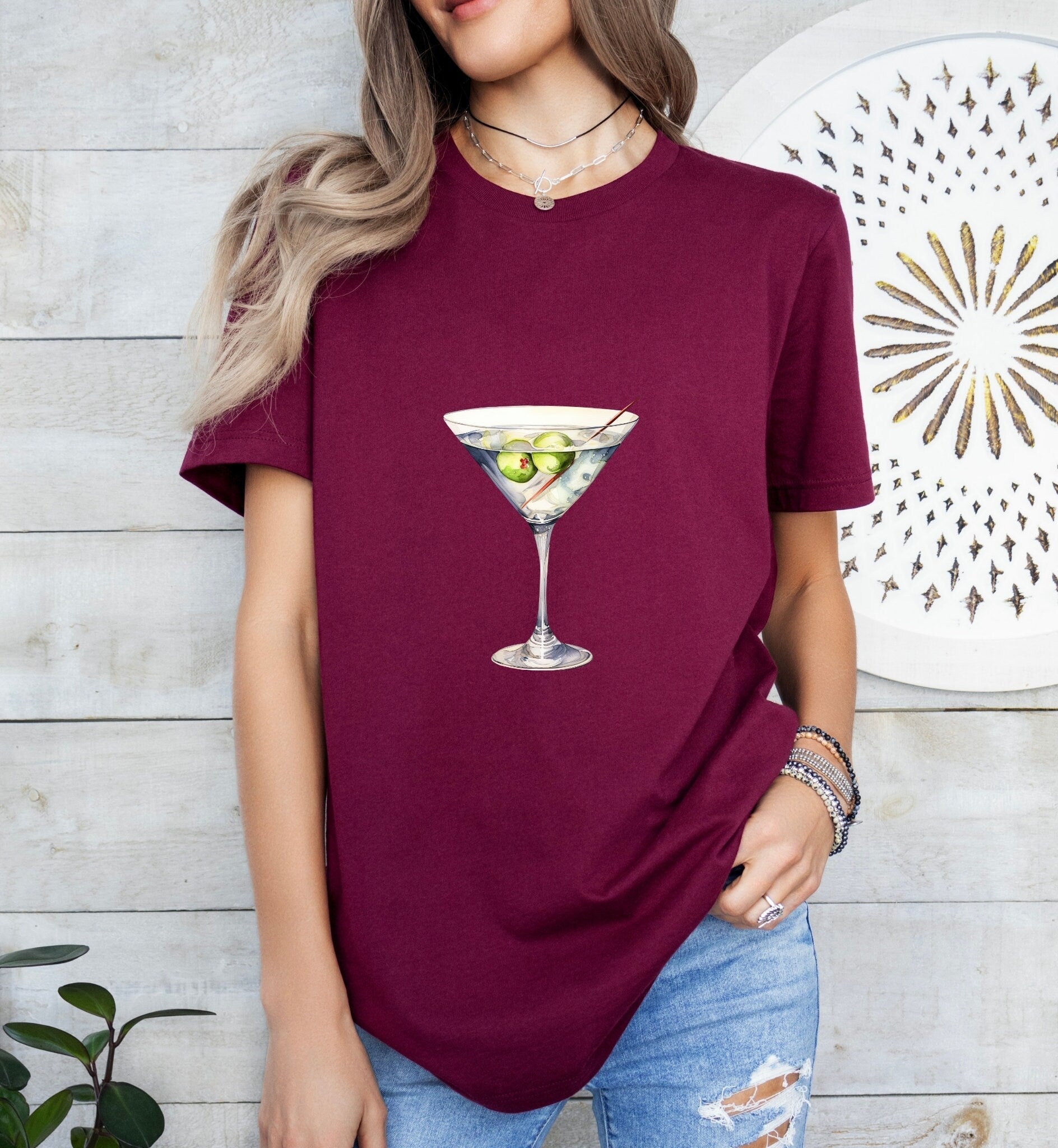 Tequini Cocktail Groom or Bride Cocktail Bar Shirt - Minimalist Aesthetic T-Shirt for Bachelor or Hen Party - Fun and Chic Design - Raiden Gate Design