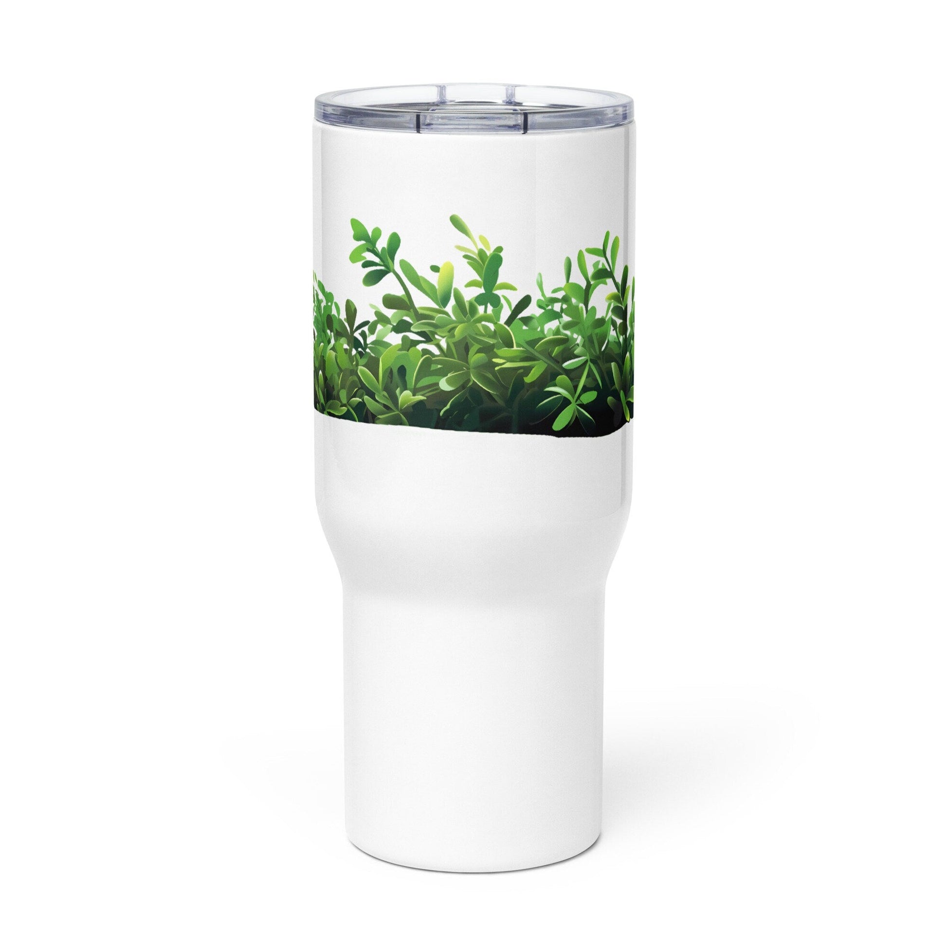 Thyme Herbal Tea Travel mug with a handle | Tea Mug | Teacup | Gifts for Her | Herb Flower | Birthday Gift - Raiden Gate Design