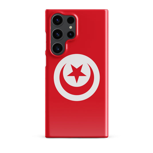 Tunisia Flag Samsung Galaxy Phone Case for Samsung S24 and Samsung S23 for Patriots - Raiden Gate Design