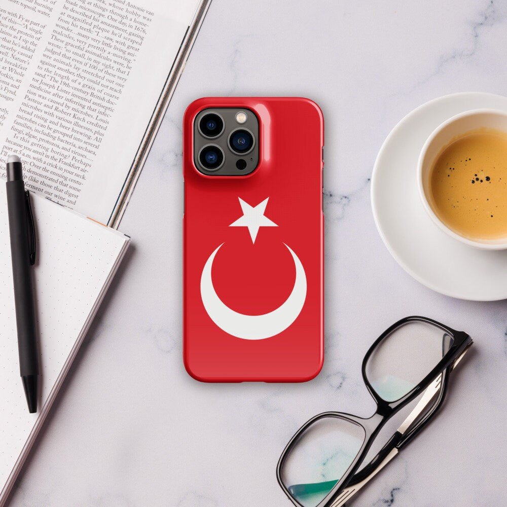 Turkey Flag | Aesthetic Phone Case | iPhone 15 Pro Max | Patriotic Phone Case | Tough Case - Raiden Gate Design