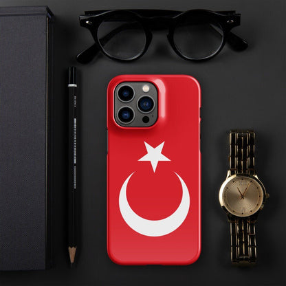 Turkey Flag | Aesthetic Phone Case | iPhone 15 Pro Max | Patriotic Phone Case | Tough Case - Raiden Gate Design