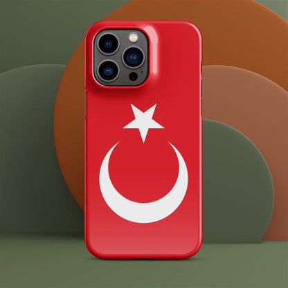 Turkey Flag | Aesthetic Phone Case | iPhone 15 Pro Max | Patriotic Phone Case | Tough Case - Raiden Gate Design