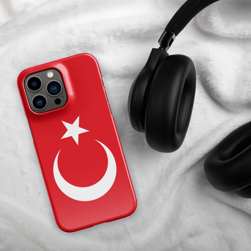 Turkey Flag | Aesthetic Phone Case | iPhone 15 Pro Max | Patriotic Phone Case | Tough Case - Raiden Gate Design