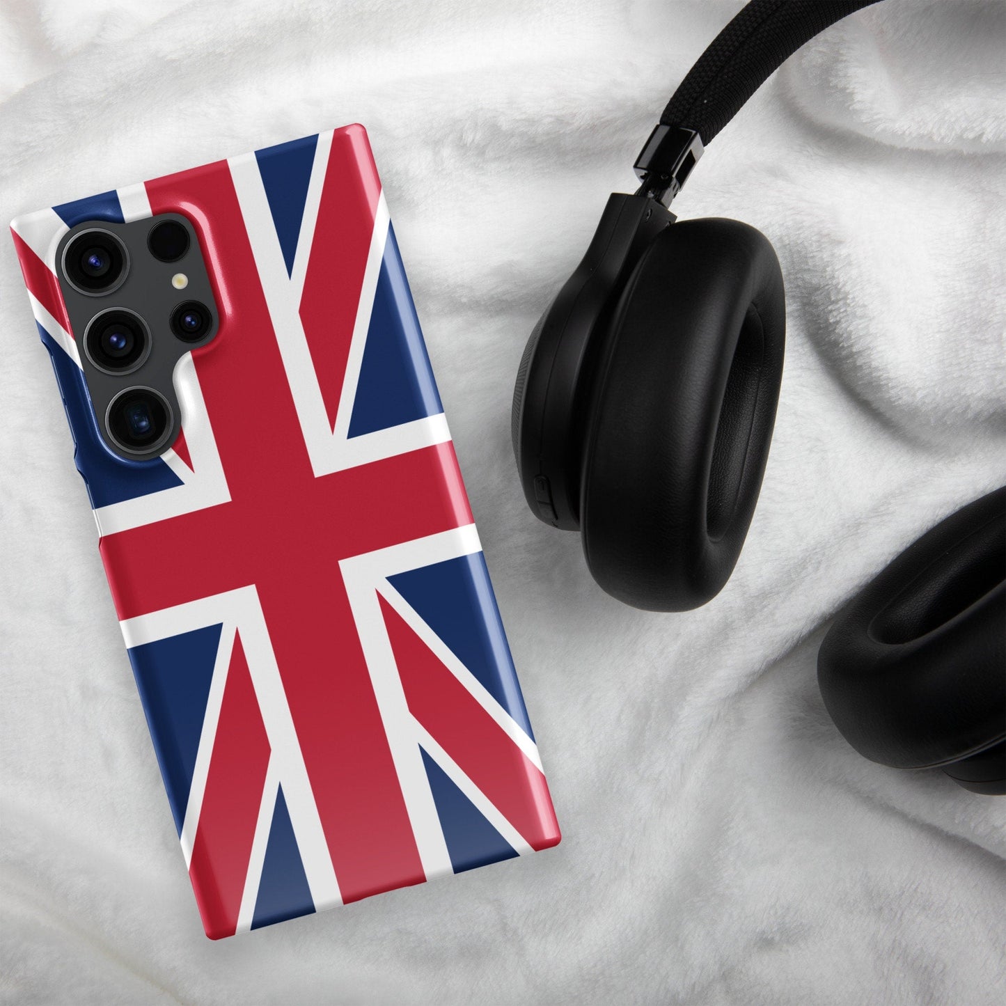 UK Flag Samsung Galaxy Phone Case for Samsung S24 and Samsung S23 for Patriots - Raiden Gate Design