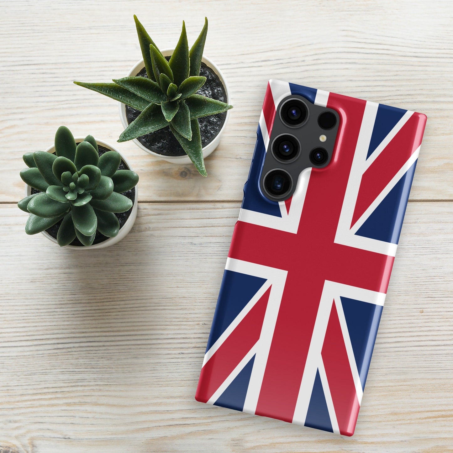 UK Flag Samsung Galaxy Phone Case for Samsung S24 and Samsung S23 for Patriots - Raiden Gate Design