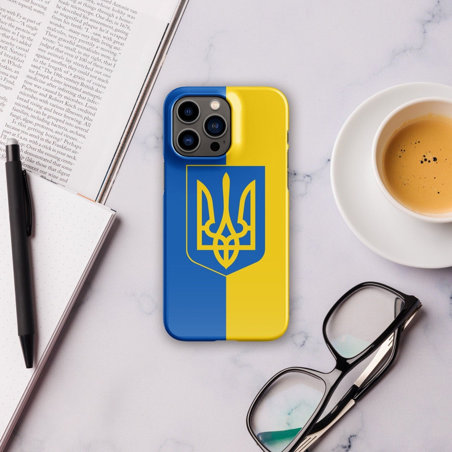 Ukraine Flag | Aesthetic Phone Case | Cute Phone Case | Patriotic Phone Case | iPhone 15 Pro Max | Tough Case - Raiden Gate Design