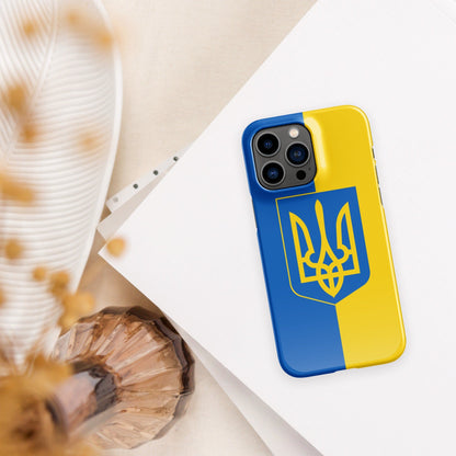 Ukraine Flag | Aesthetic Phone Case | Cute Phone Case | Patriotic Phone Case | iPhone 15 Pro Max | Tough Case - Raiden Gate Design