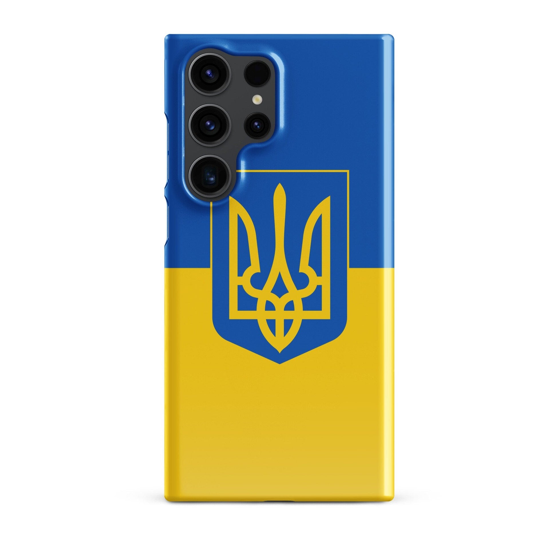 Ukraine Flag Samsung Galaxy Phone Case for Samsung S24 and Samsung S23 for Patriots - Raiden Gate Design