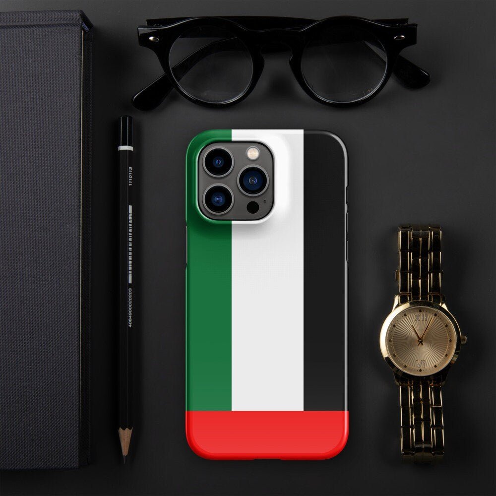 United Arab Emirates Flag | Aesthetic Phone Case | iPhone 15 Pro Max | Patriotic Phone Case | Tough Case - Raiden Gate Design