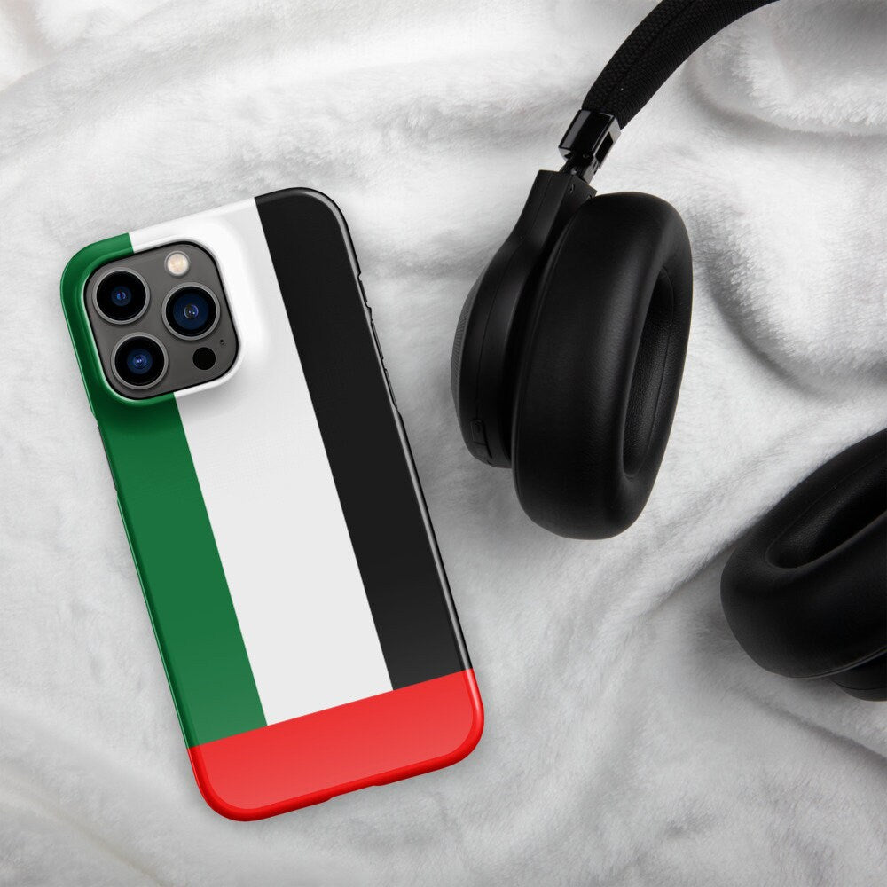 United Arab Emirates Flag | Aesthetic Phone Case | iPhone 15 Pro Max | Patriotic Phone Case | Tough Case - Raiden Gate Design